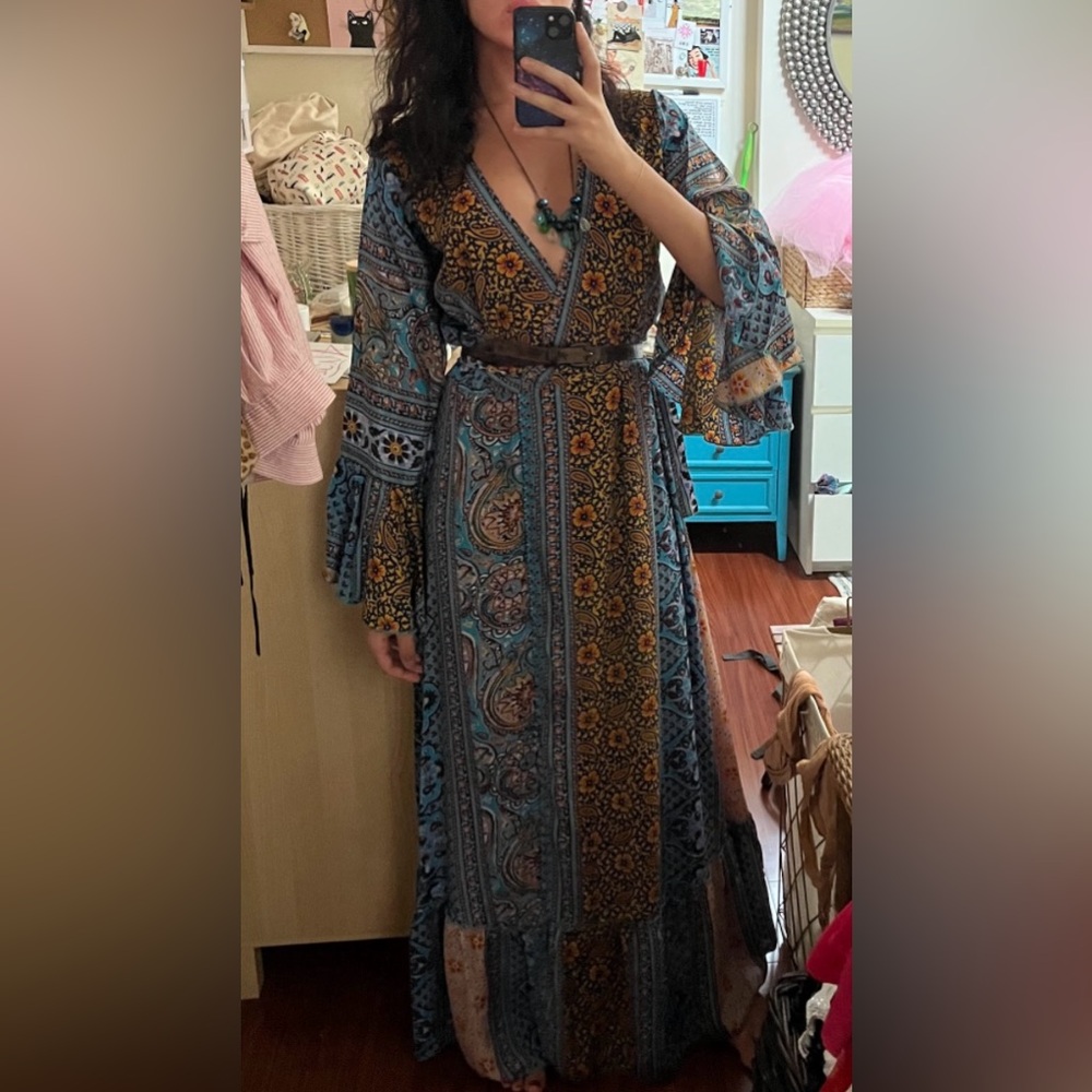 Paisley Fleetwood Wrap Dress